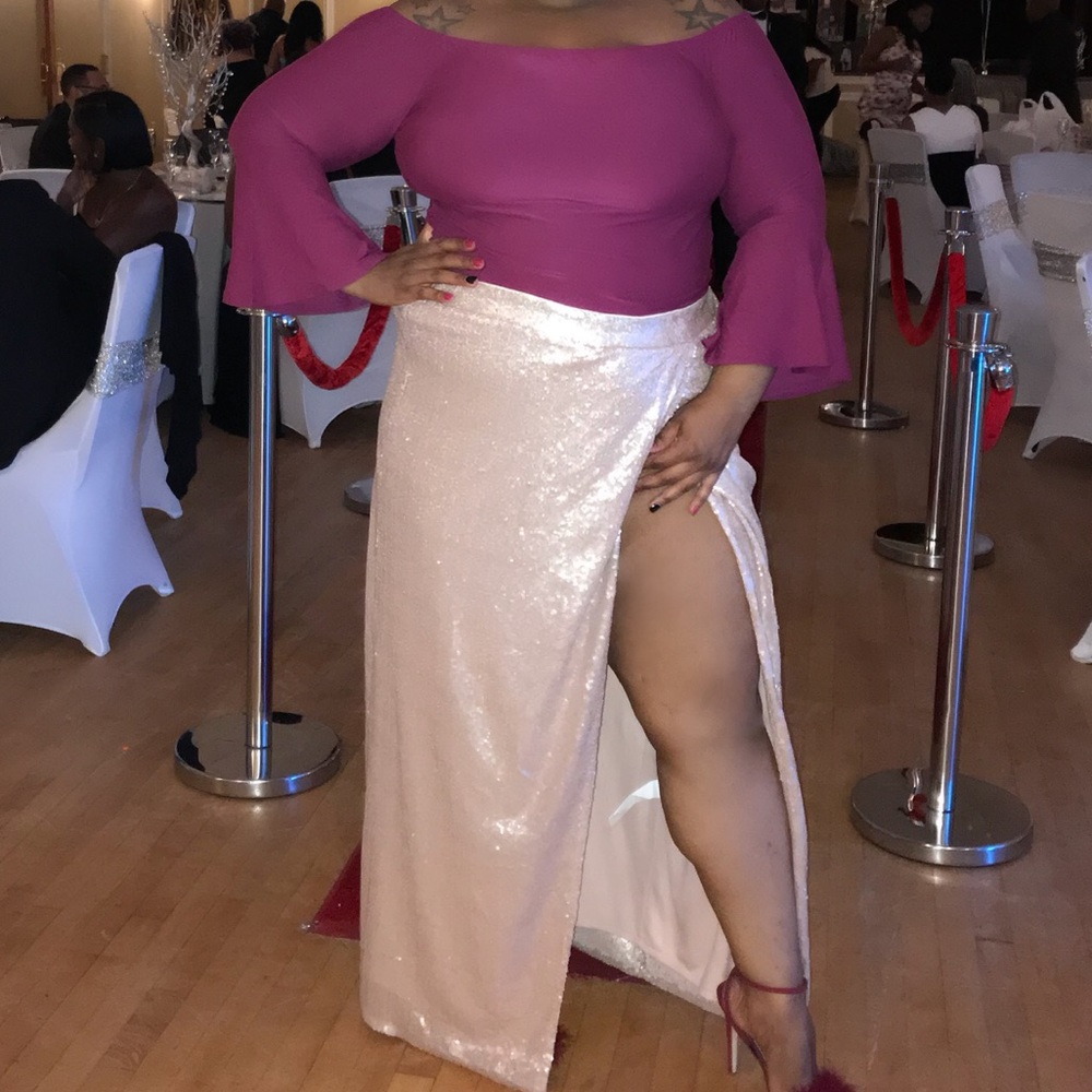 Gold Sequin Skirt Worn Once!